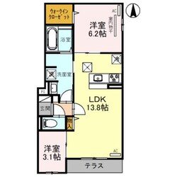 Clashist平野西Westの物件間取画像